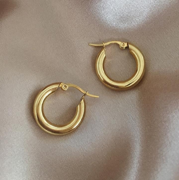 Mini Chunky Hoops