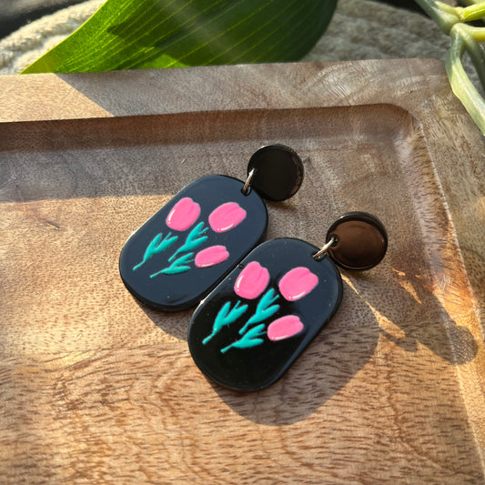 Tulips & Daisy Earrings