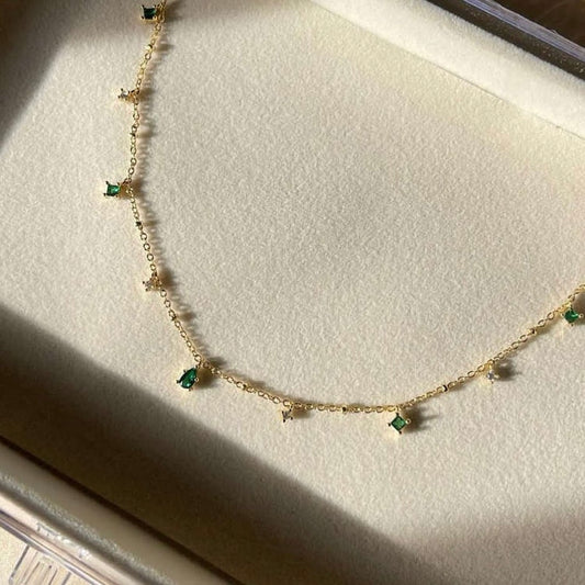 Emerald Stone Necklace
