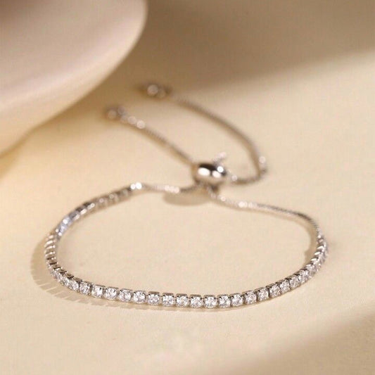 Silver Tennis Bracelet