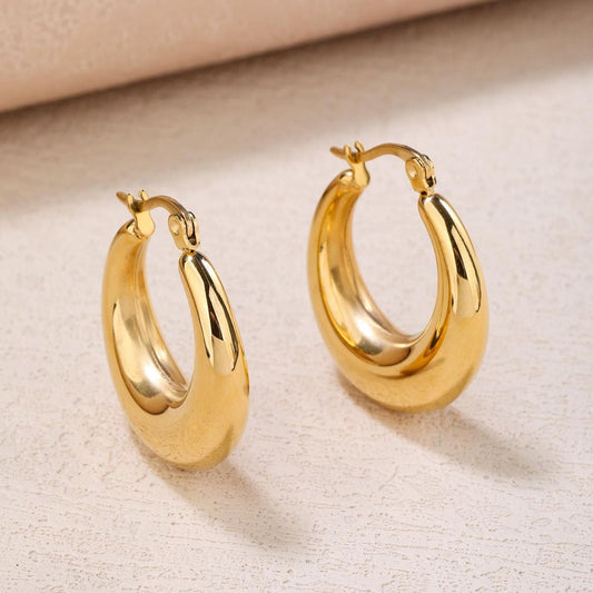 Medium Chunky Hoops