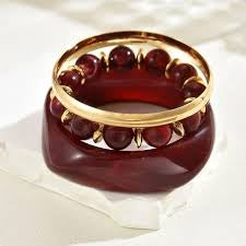 Viral Resin Bangle Set