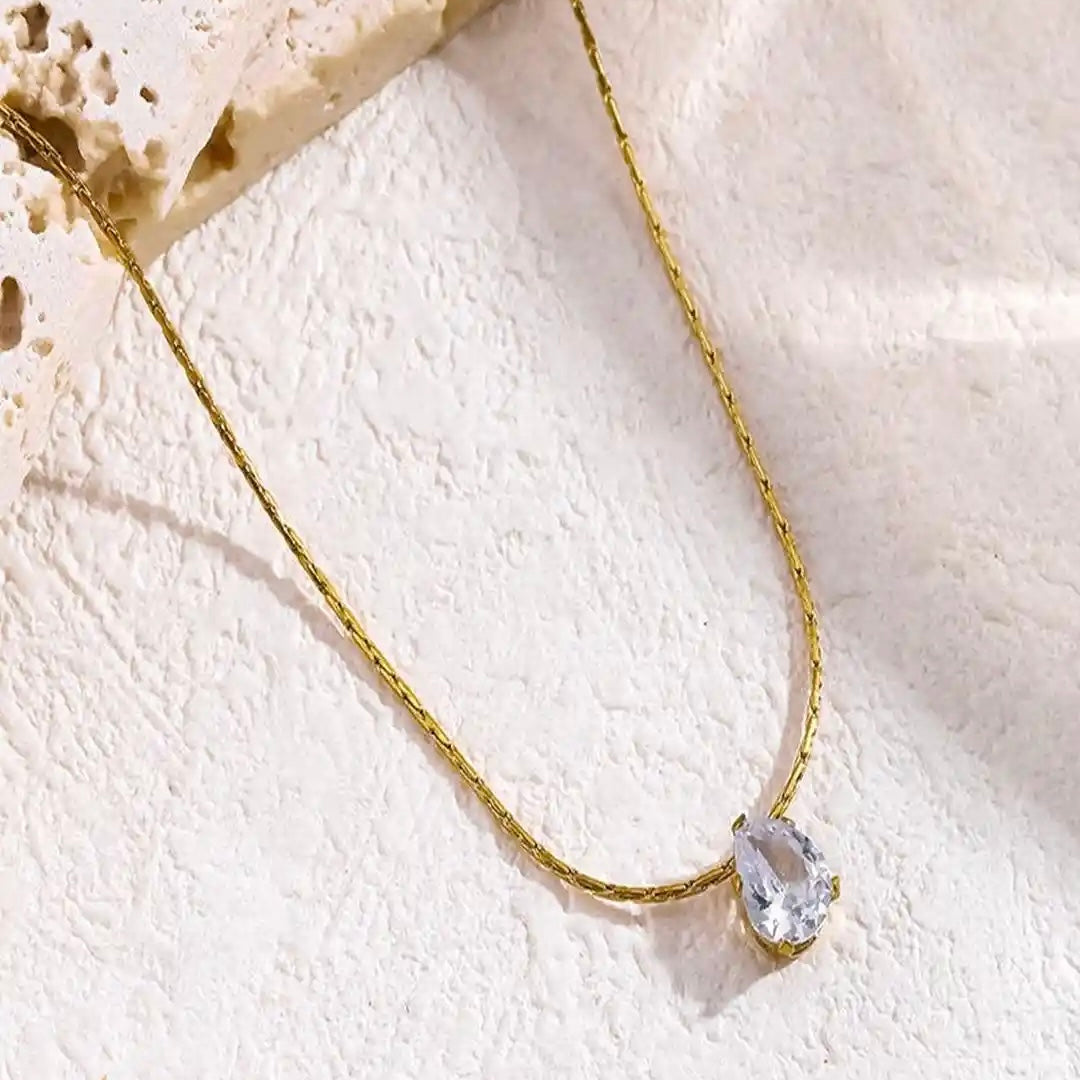 Minimal Stone Pendant