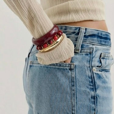 Viral Resin Bangle Set