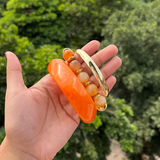 Viral Resin Bangle Set