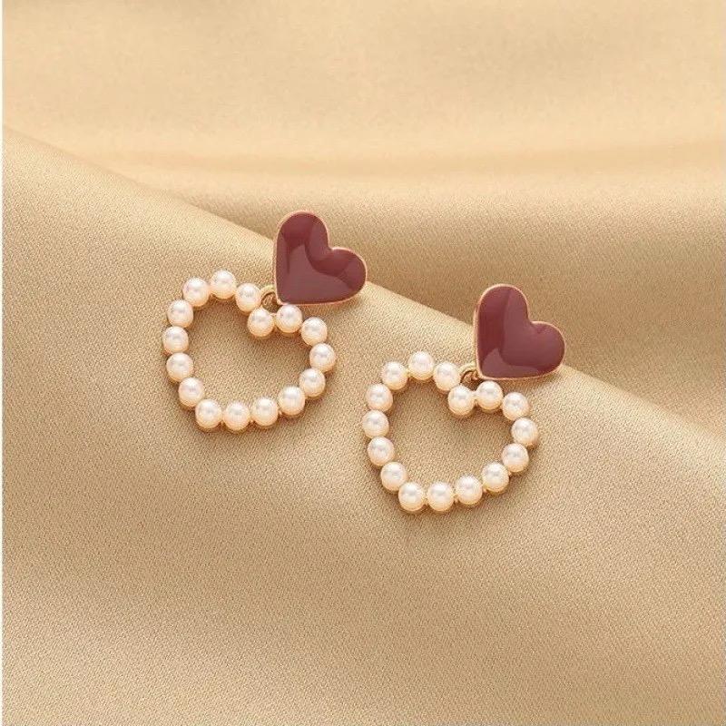 Love Pearl Earrings