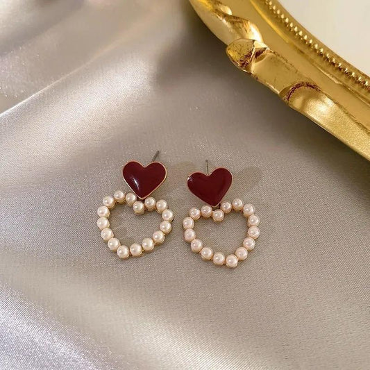 Love Pearl Earrings