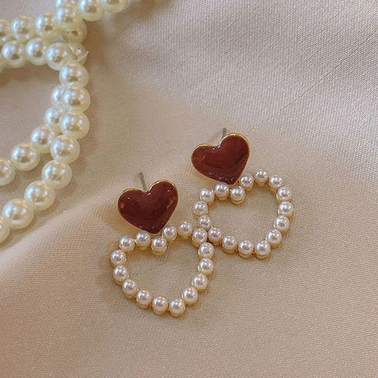 Love Pearl Earrings